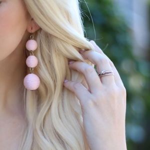 Drop Ball Earrings